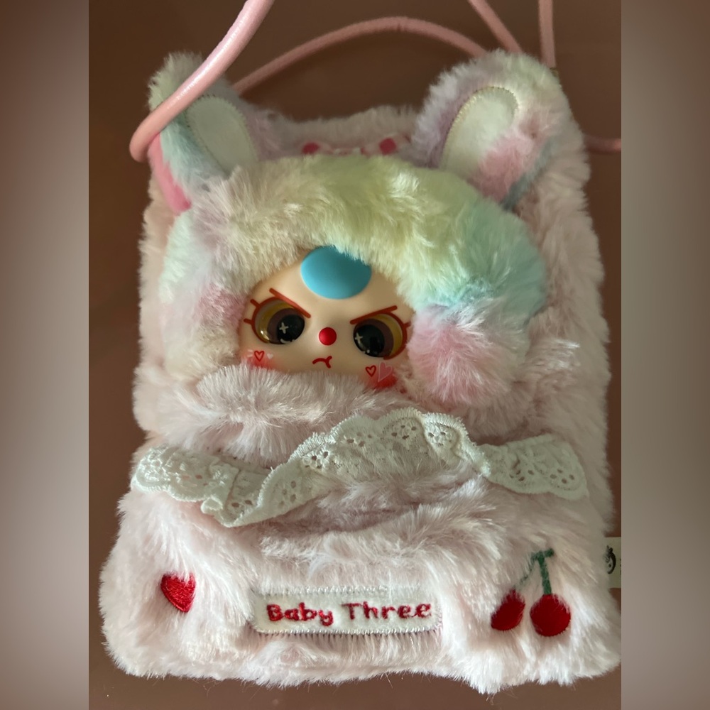 Authentic Baby Three Special Edition Bunny Mobile Bag/New without box